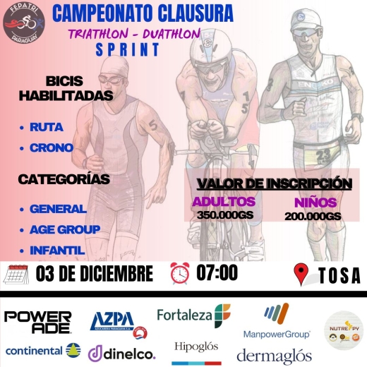 Campeonato Clausura Triatlón-Duatlón 2023