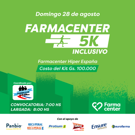 Farmacenter 5K Inclusivo 2022